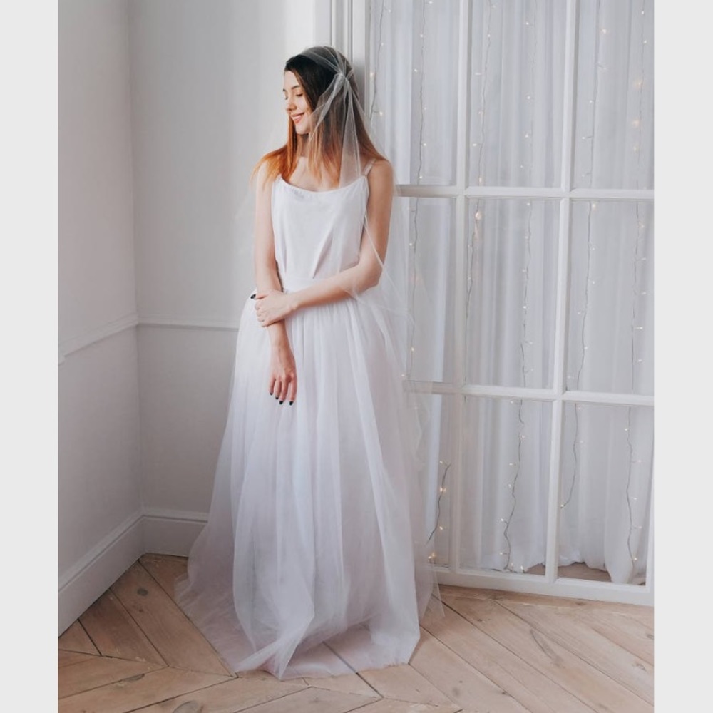 COPY - Ivory Juliette Cap Veil